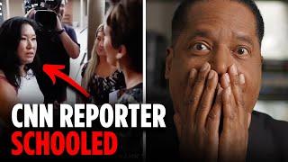 MIC DROP: CNN REPORTER SCHOOLED ON THE SPOT BY KARI LAKE | Larry Elder