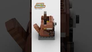 LEGO Red Panda - Build Animation Time Lapse
