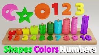 Shapes & Numbers & Colors | Matching Learning Puzzle | CzyWieszJak