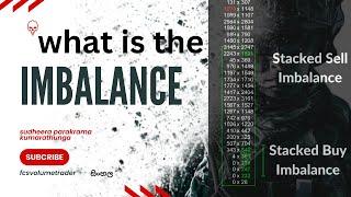 what is the imbalance .footprint,orderflow trading sinhala  volume trading forex trading sinhala