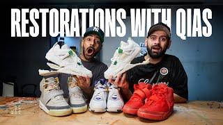 $20,000 Rare Sneaker Restorations With Qias!