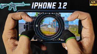 iPhone 12 Handcam A 60FPS | 4 Finger Claw + Full Gyroscope BGMI | PUBG Mobile | SAMURAI YT25