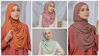 Eid Special Hijab Tutorial । Easy Hijab Style 2024 । New Hijab Style 2024 ।