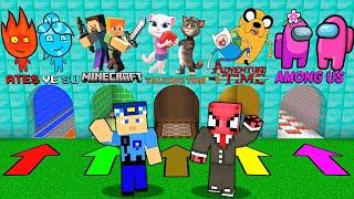 IF YOU CHOOSE THE WRONG CARTOON CAVE, YOU WILL DIE!  - Minecraft