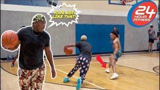 I Took Over A 24 Hour Fitness And Things Got HEATED!