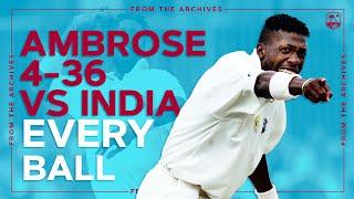  Curtly Ambrose vs Sachin Tendulkar | ⏪ West Indies vs India 1997 |  4 Wicket Spell EVERY Ball