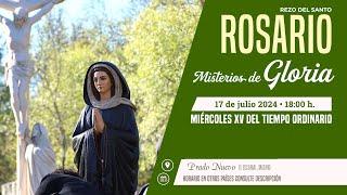 SANTO ROSARIO de hoy miércoles (Misterios Gloriosos) en DIRECTO desde PRADO NUEVO a las 18:00 h.