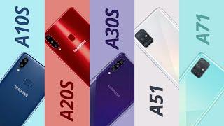 Galaxy A10s, A20s, A30s, A51 e A71 [Comparativo]