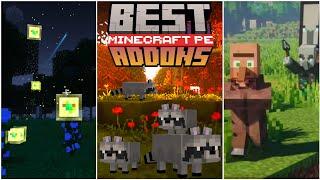 TOP 5 ADDONS for BEDROCK | MINECRAFT PE +1.21 #addons