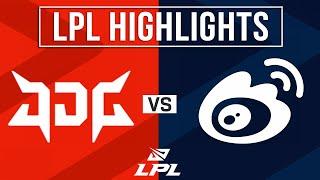 JDG vs WBG Highlights ALL GAMES | LPL 2024 Spring | JD Gaming vs Weibo Gaming