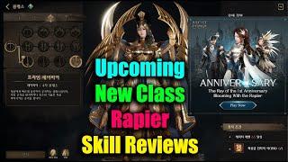 Night Crows Upcoming New Class Rapier Skill Reviews