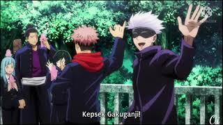 Penyihir Jujutsu Terkuat mah BEBAS. SATORU GOJO MEREMEHKAN LAWAN BICARANYA.. BEST MOMENT