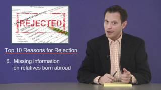 Top 10 Reasons Security Clearance Applications are Rejected