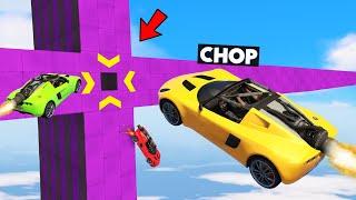 GTA 5 PARKOUR TO THE LONGEST WALLRIDE CHALLENGE WITH CHOP