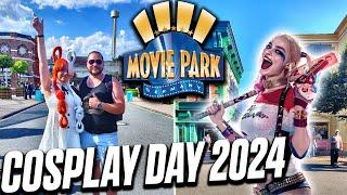 MOVIE PARK COSPLAY DAY Vlog 2024 - Stars in Hollywood in Germany | Movie Park Germany