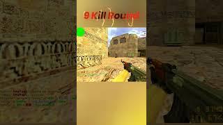 Epic 9K Frags in Dust2 in Counter Strike 1.6 #shorts #cs16 #highlights