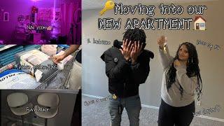 Moving into a 2 bedroom apartment at 19 | packing + unpacking| shopping + more