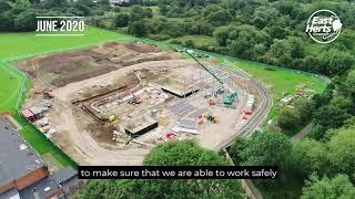 Grange Paddocks new Leisure Centre Construction - July 2020 Site Visit