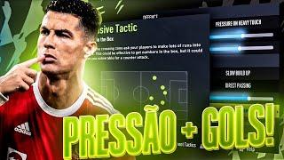 FC 24 - MELHOR TÁTICA 4-2-1-3 PRESSÃO TOTAL ATUALIZADA ULTIMATE TEAM!