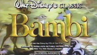 Bambi re-release commercial 1988