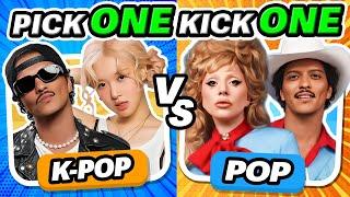 KPOP vs POP battle  Save one Drop One  KPOP QUIZ CHALLENGE 2024 | K-Music Quiz