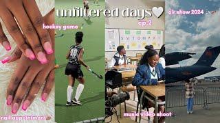 unfiltered days in my life ep.2nails, hockey tournament, music video shoot, air show || 22ka