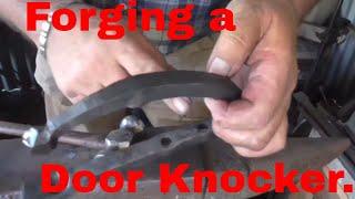 Forging a door knocker short version