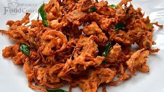 Crispy Onion Pakoda/ Teatime Snacks/ Onion Pakora