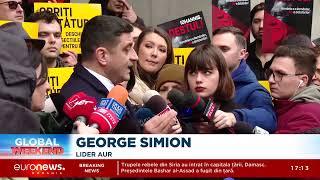 Călin Georgescu și George Simion au mers simbolic la secțiile de votare și au depus lumânări