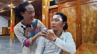 kind man happy to be taken care of by single mother - love heart | anh hmong - ly tay