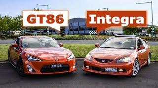 Integra/RSX Type S vs Toyota 86 - Teenager's Dream Cars