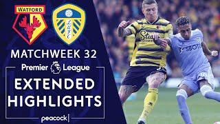 Watford v. Leeds United | PREMIER LEAGUE HIGHLIGHTS | 4/9/2022 | NBC Sports