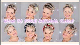 Summer Hairstyles for Natural Curly Hair| no braiding| short hair