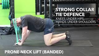 PRONE NECK LIFT BANDED