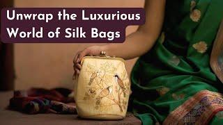Handpainted Silk Bags from Traditional Artisans in India | Memeraki's 2019 Collection