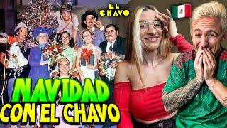 NAVIDAD con el CHAVO del 8 y DON RAMÓN! ESPAÑOLES REACCIONAN a CHAVO del 8!