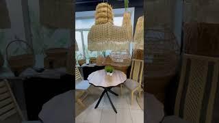 Плетеные абажуры ротанг