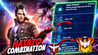 Hayato Character Skills Combination 2024 | Br & CS Rank Best Character Combination In Free Fire ‎