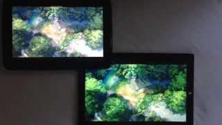 Surface pro 3 VS Nexus 10 Video quality Sample 2