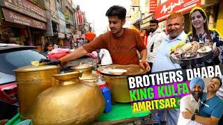 Brothers Dhaba Amritsar | 100 Years Old Dhaba In Amritsar | King Kulfa | Food Near Golden Temple