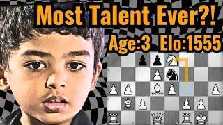 3 Yr Old Chess Prodigy SMASHES Record! Magnus Carlsen Is Paying Attention!