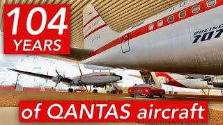 Guided tour through 104 years of QANTAS aircraft at the QANTAS Founders Museum in Longreach