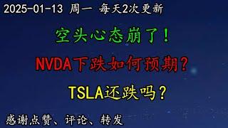 美股 空头心态崩了！华尔街：可能还得下跌！NVDA下跌如何预期？TSLA还跌吗？MSTR又买BTC了！美元走势如何预期？PYPL等待新一波机会！AVGO还跌不跌？TSM怎么看？