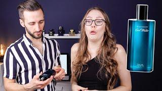 WOMAN REACTS TO Davidoff Cool Water