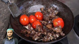 Charsi Mutton Karahi || Namak Mandi Street Food Peshawar