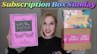 Subscription Box Sunday | Vol. 4 May 2021 | The Naked Beauty Box, Dot Boxx, Once Upon a Bookclub