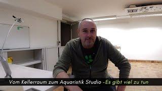 Vom Kellerraum zum Aquaristik-Studio -Kleiner Rundgang, es gibt viel zu tun! #aquaristik