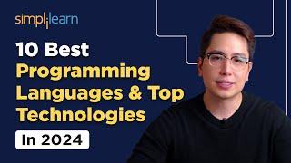 10 Best Programming Languages And Top Technologies In 2024 | Trending Technologies 2024 |Simplilearn