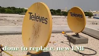 How to replace LNB in Satellite dish