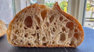 OPEN SOURDOUGH BREAD - COMPLETE RECIPE